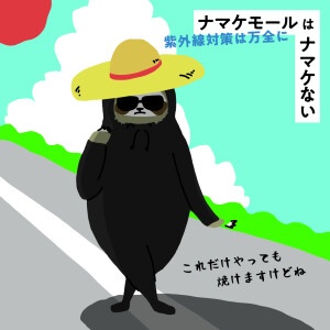 【ナマケモール】紫外線対策