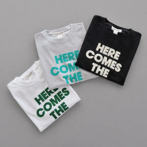 bibmilk Relax fit Tee HERE COMES THE SUN