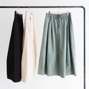 Veins イージーバルーンスカート / コットンナイロンウェザー