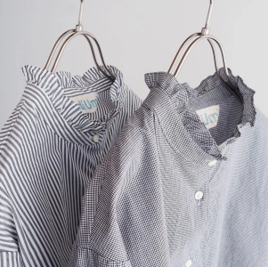 MidiUmi フリルショートシャツ