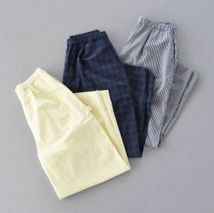 NATURAL LAUNDRY コットンリネンライトタイプライター リラックスパンツ