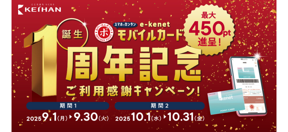 モバイルカード1周年記念キャンペーン