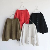 ESTROISLOSE コットンミラノリブ カーディガン