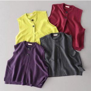 poora Cotton Garter ニットベスト