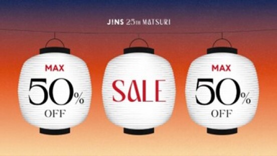 JINS 25TH MATSURI 第二弾スタート!