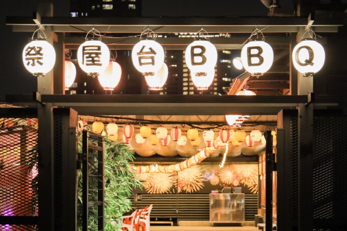 【6月1日(月)OPEN】祭屋台とBBQビアガーデン　屋上祭宴　天満橋屋上店