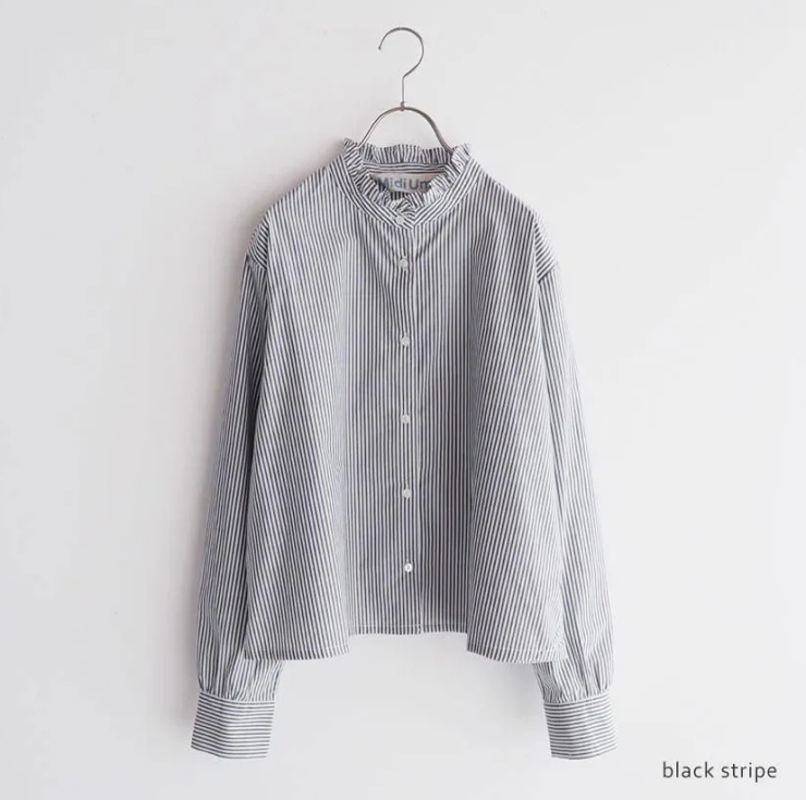 MidiUmi フリルショートシャツ