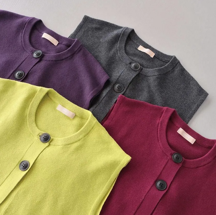 poora Cotton Garter ニットベスト