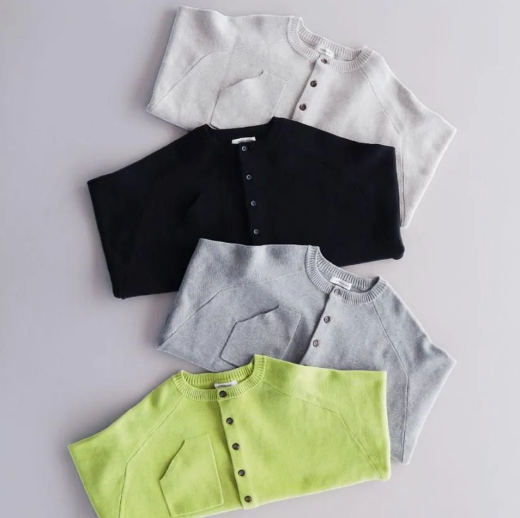 ESTROISLOSE コットンミラノリブ カーディガン