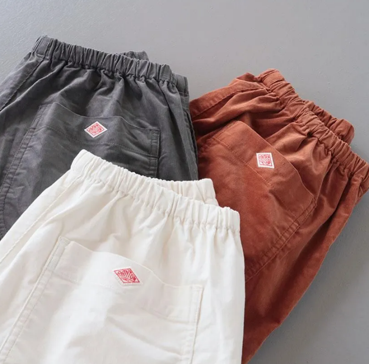 DANTON ストレッチコーデュロイ イージーパンツ