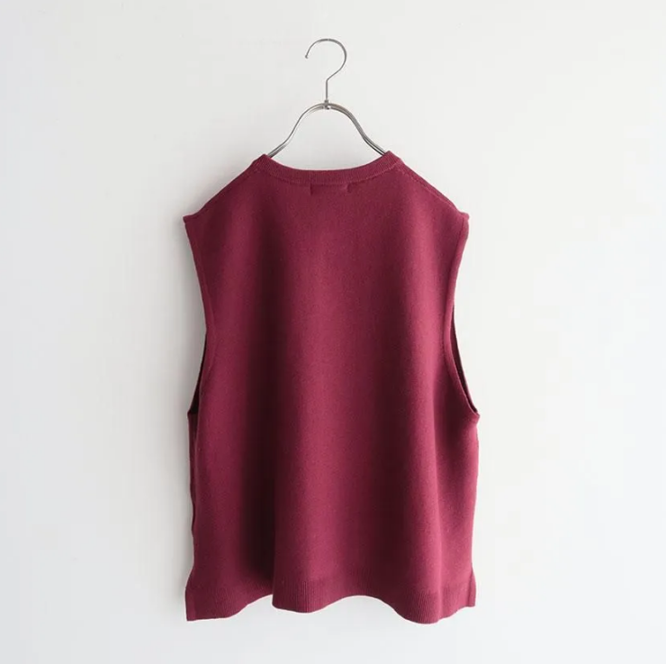 poora Cotton Garter ニットベスト