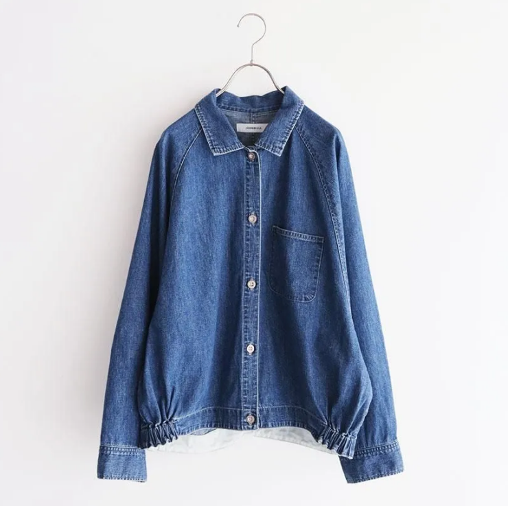 JOHNBULL デニムドルマンシャツブルゾン