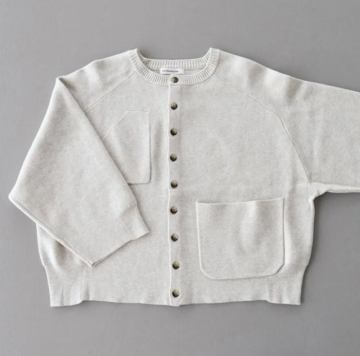 ESTROISLOSE コットンミラノリブ カーディガン