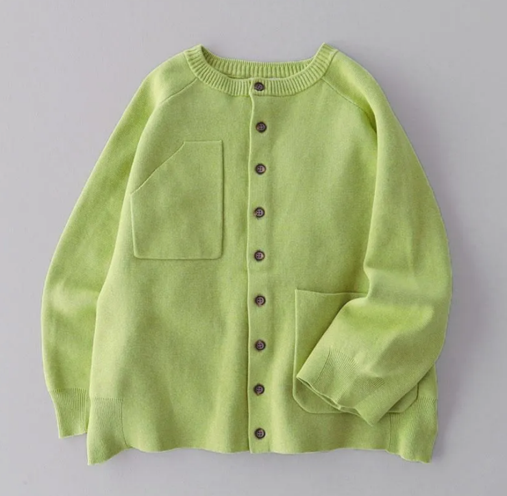 ESTROISLOSE コットンミラノリブ カーディガン