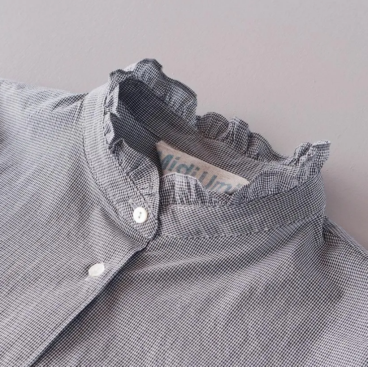 MidiUmi フリルショートシャツ